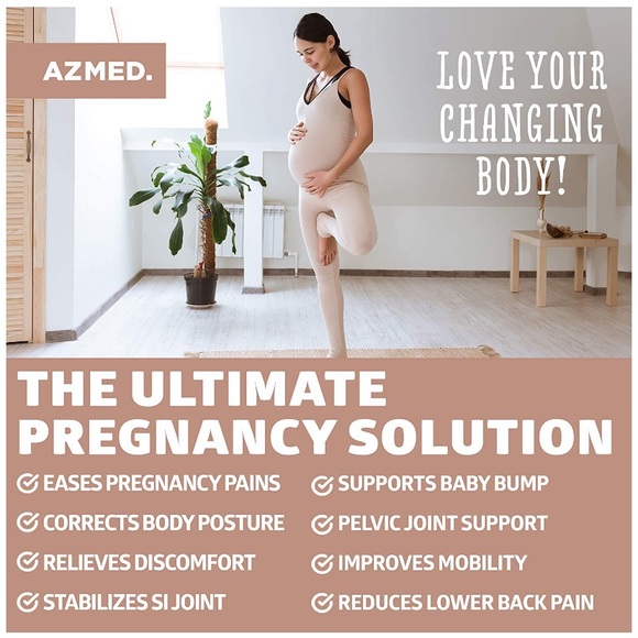 NIB Azmed Maternity Belt Pregnancy Back Support - Picture 5 of 16